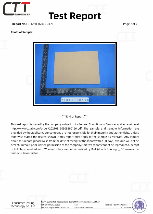 Test RoHS carton